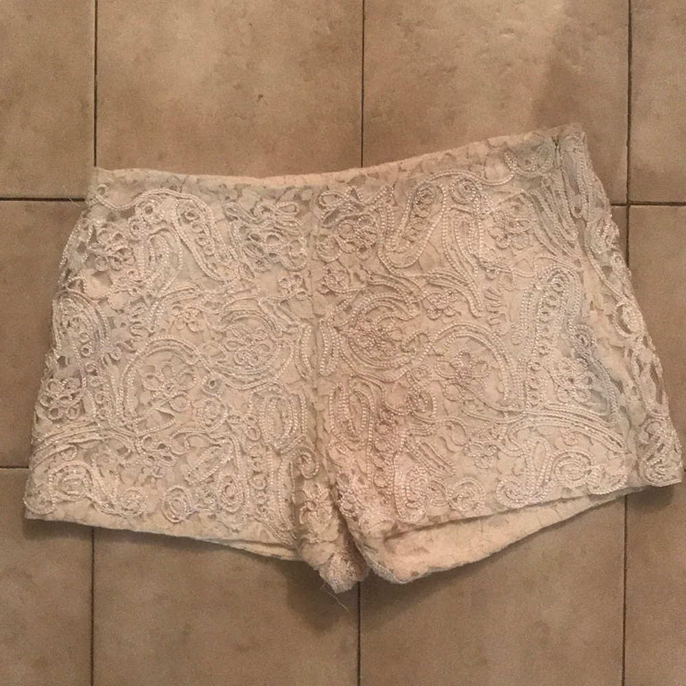 White shorts